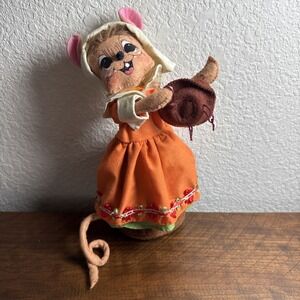 Annalee Baker Mouse Chef Doll 10" Vintage Kitchen Decor